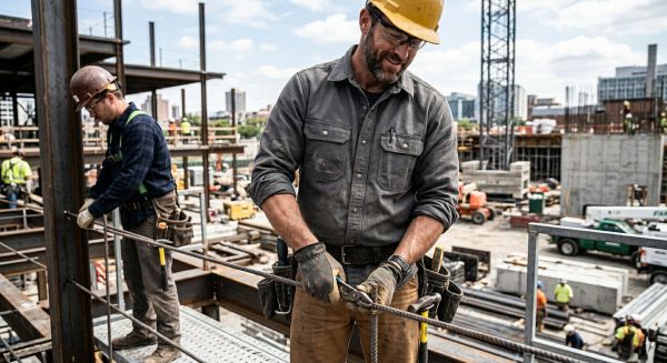 Chemises de travail pour chantiers : robustesse et style réunis